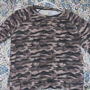 Camo print long sleeve